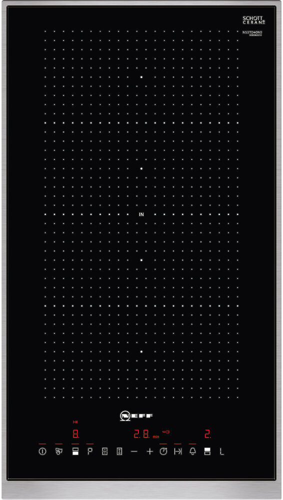 Neff N70 N53TD40N0 Induction Domino Hob - Black Neff N70 N53TD40N0 Induction Domino Hob - Black