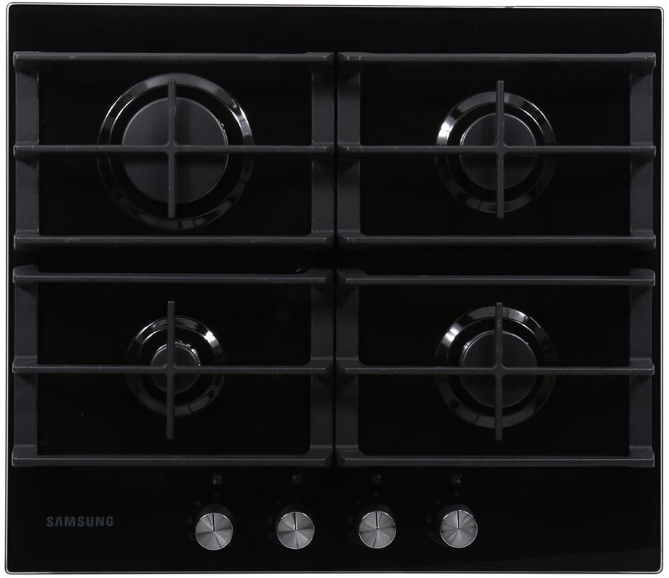 SAMSUNG NA64H3000AK/U1 4 Burner Gas Hob - Black SAMSUNG NA64H3000AK/U1 4 Burner Gas Hob - Black