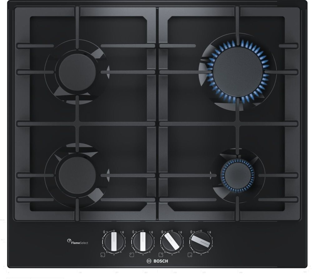 Bosch Serie 4 PCP6A6B90 Burner Gas Hob - Black