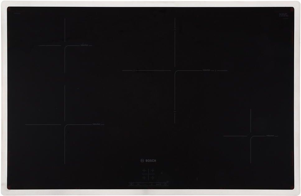 Bosch Serie 4 PIE845BB1E Induction Hob - Stainless Steel Bosch Serie 4 PIE845BB1E Induction Hob - Stainless Steel