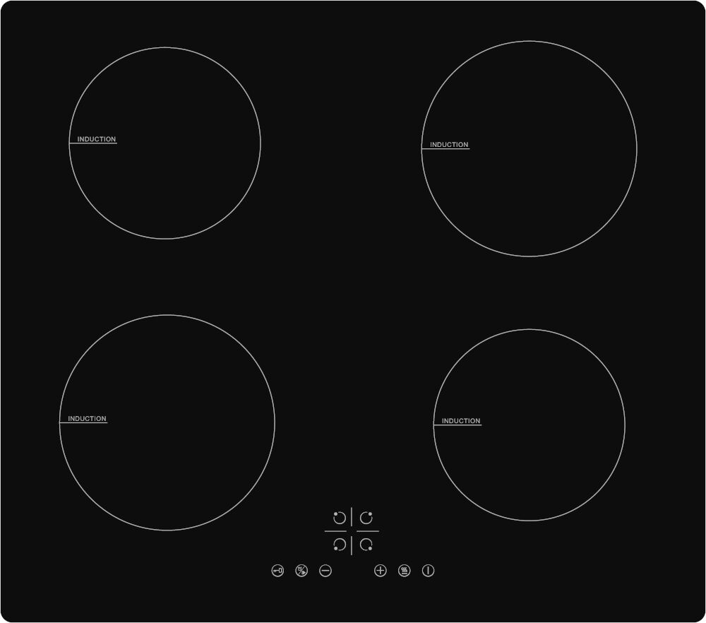 Culina UBIND60FLC Induction Hob