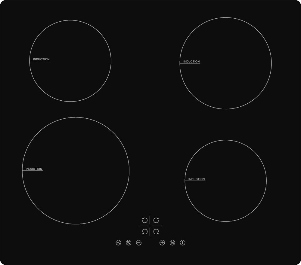 Culina UBINDECO60LC Induction Hob Culina UBINDECO60LC Induction Hob