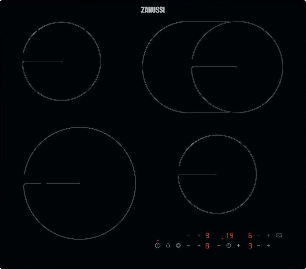 Zanussi ZHRN673K Ceramic Hob - Black Zanussi ZHRN673K Ceramic Hob - Black
