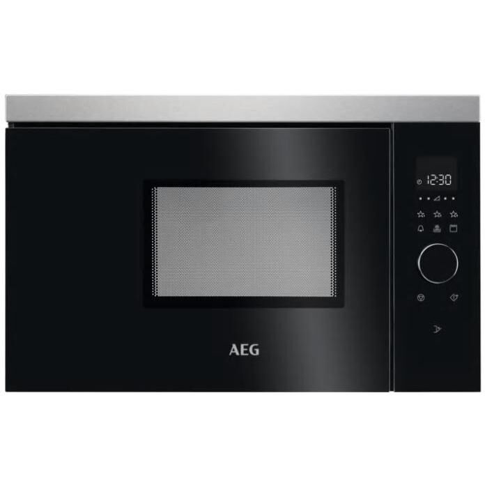 AEG Built-In Microwave with Grill - Black - MBB1756DEM