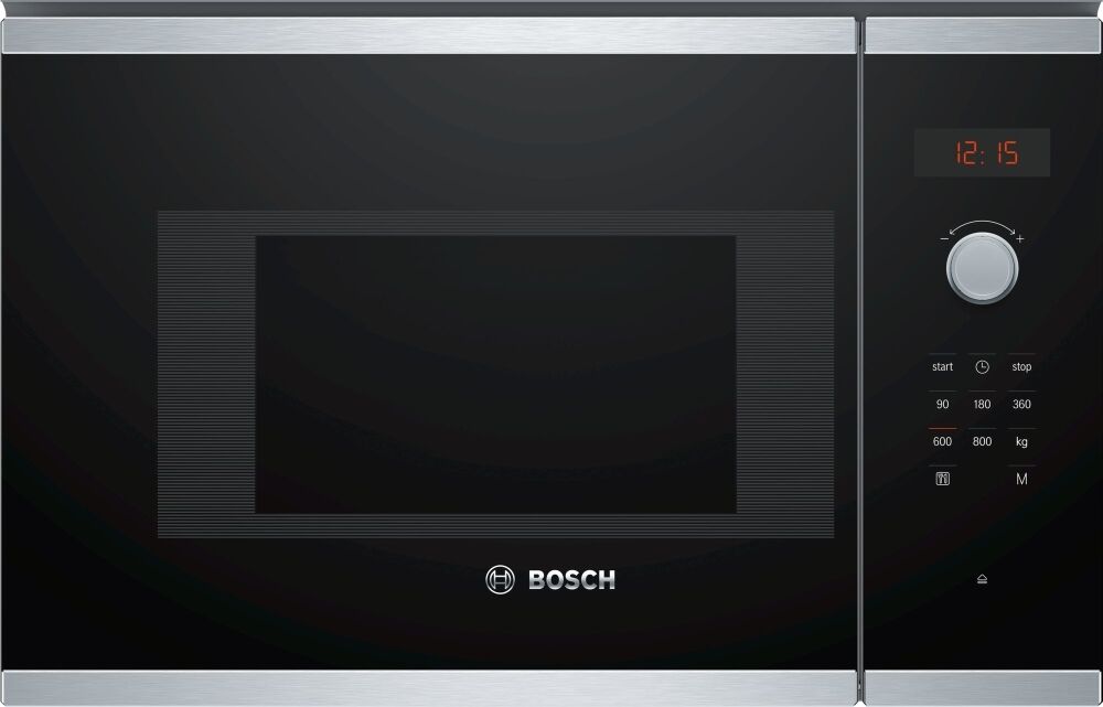 Bosch Serie 4 BFL523MS0B Built In Microwave - Stainless Steel Bosch Serie 4 BFL523MS0B Built In Microwave - Stainless Steel