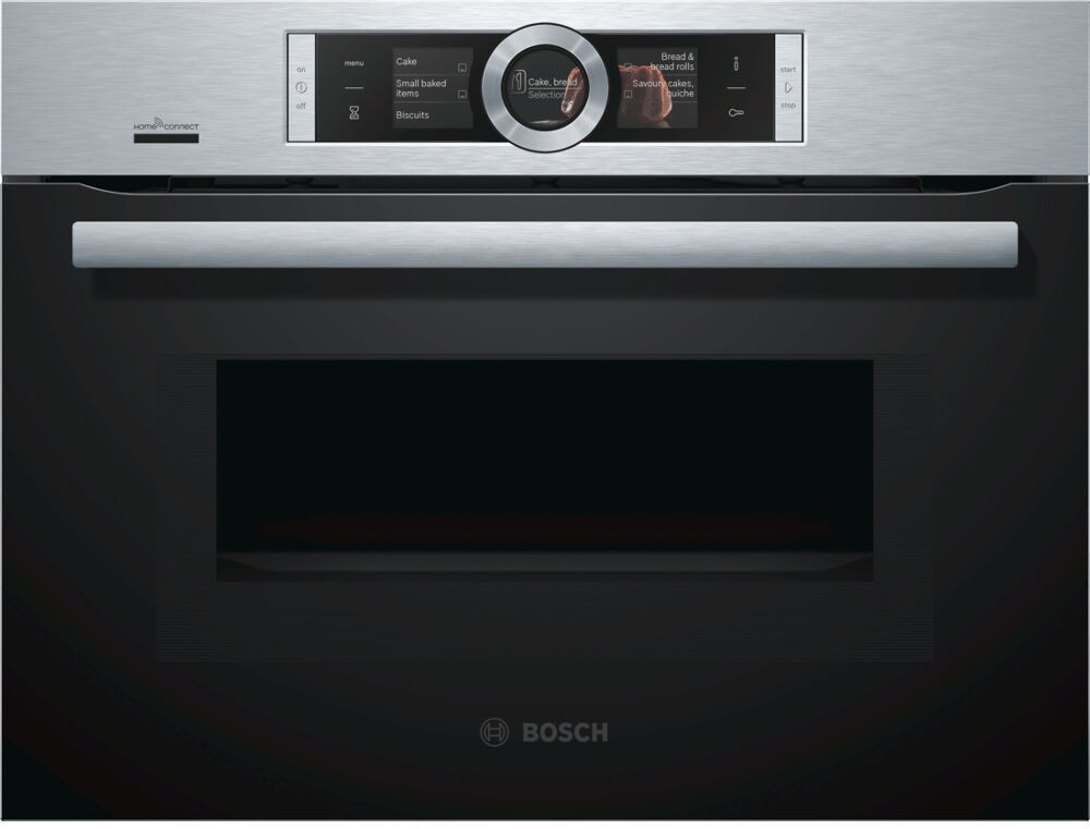 Bosch Serie 8 CMG676BS6B Built In Combination Microwave