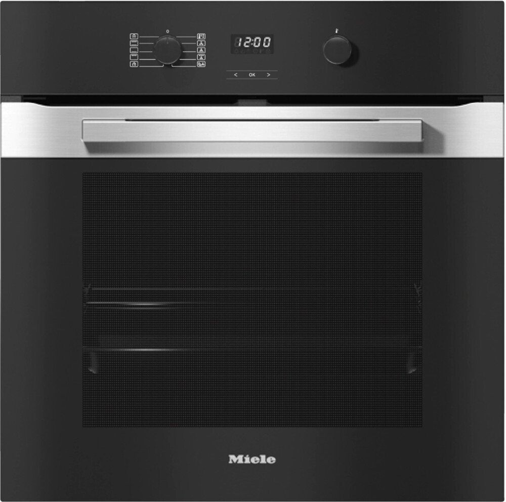 Miele PureLine H2860BP CleanSteel Single Built In Electric Oven