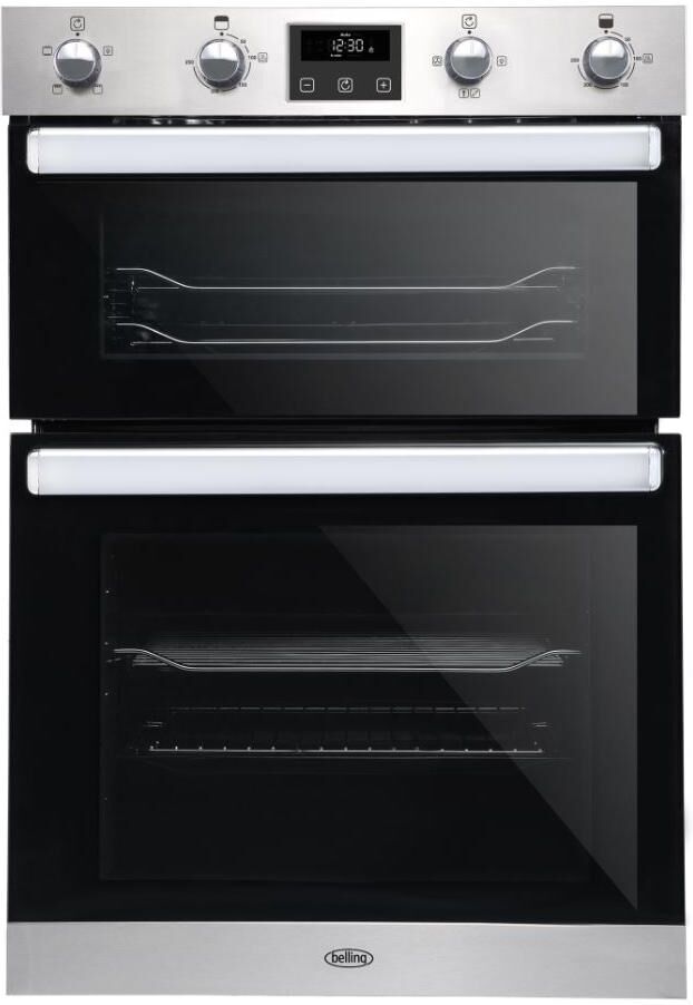 Belling BI902FP Stainless Steel Double Built In Electric Oven