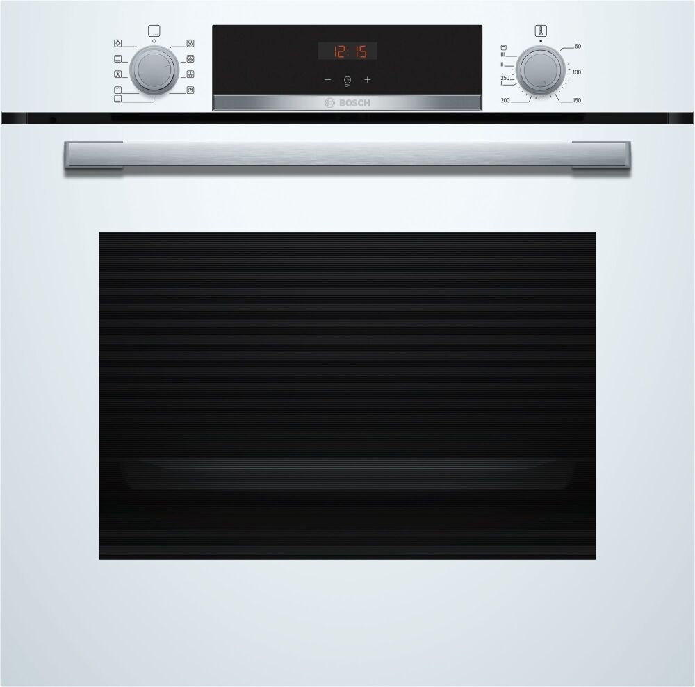 Bosch Serie 4 HBS534BW0B Single Built In Electric Oven - White Bosch Serie 4 HBS534BW0B Single Built In Electric Oven - White