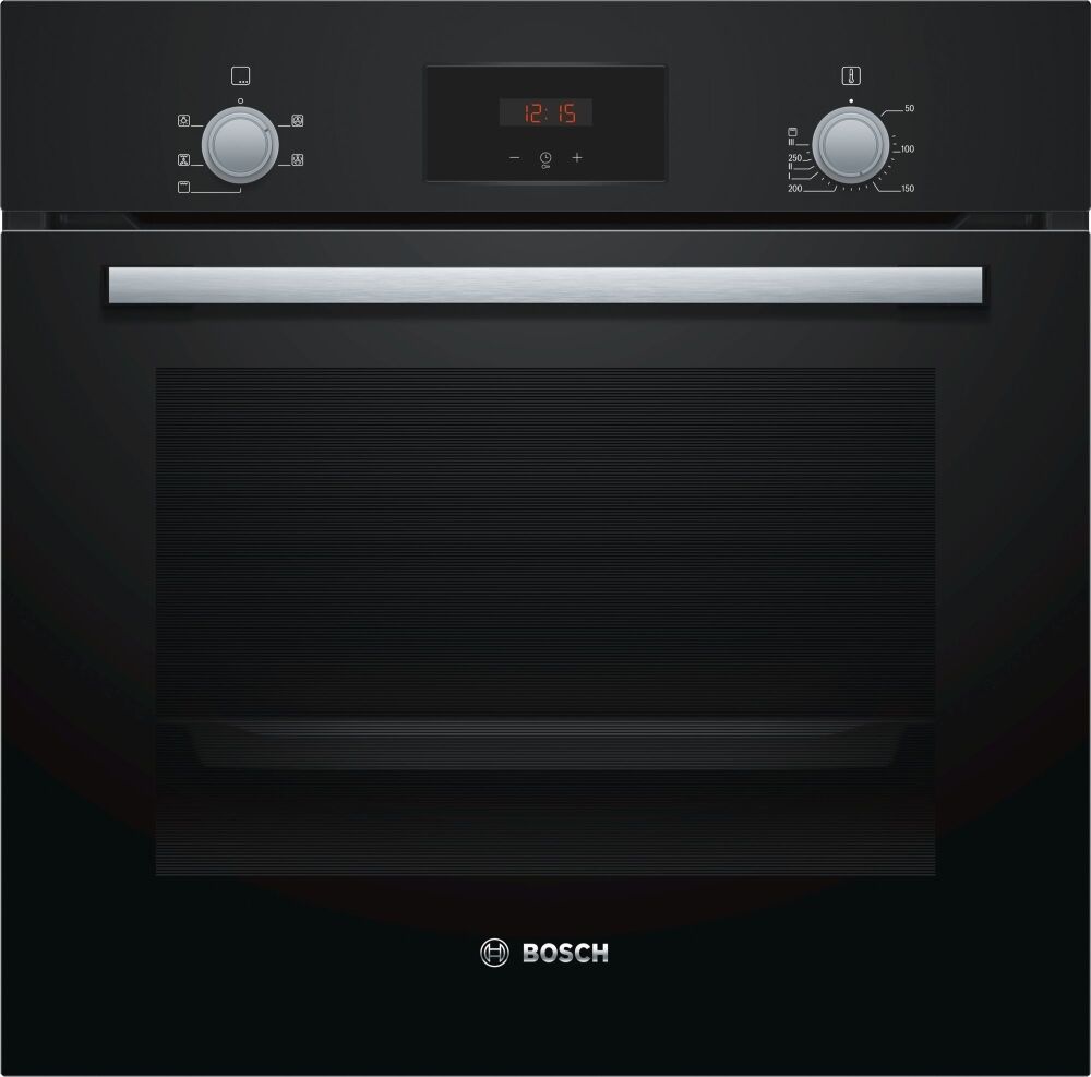 Bosch Serie 2 HHF113BA0B Single Built In Electric Oven - Black Bosch Serie 2 HHF113BA0B Single Built In Electric Oven - Black