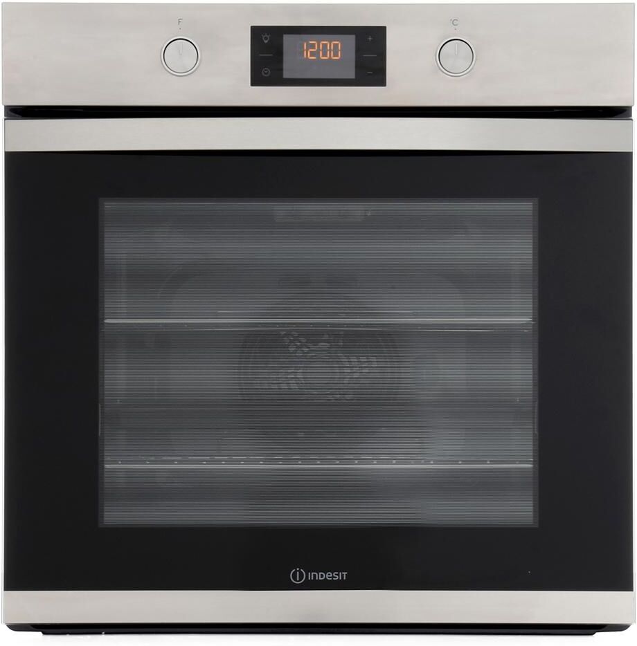 Indesit KFW 3841 JH IX UK Single Built In Electric Oven Indesit KFW 3841 JH IX UK Single Built In Electric Oven