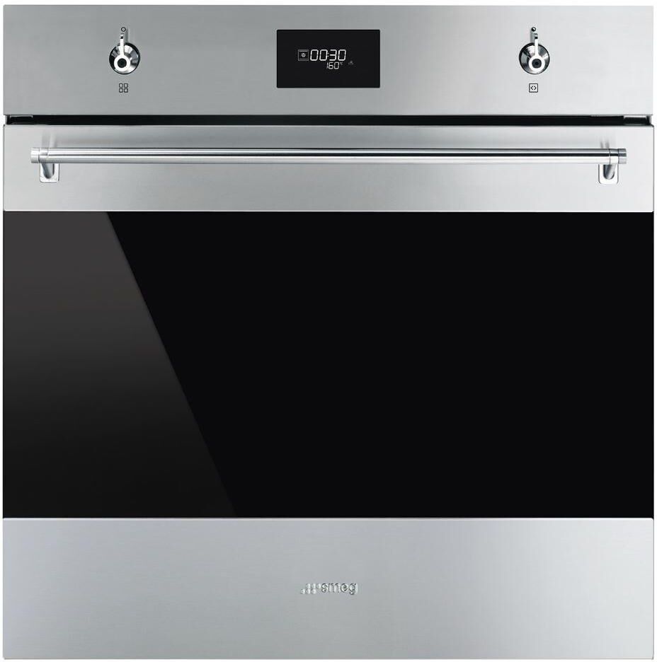 Smeg Classis SFP6301TVX Stainless Steel and Eclipse Glass Single Built In Electric Oven Smeg Classis SFP6301TVX Stainless Steel and Eclipse Glass Single Built In Electric Oven