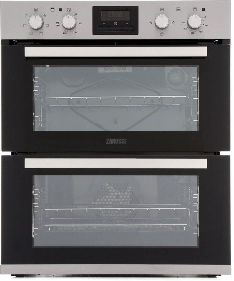 Zanussi ZOF35661XK Double Built Under Electric Oven - Stainless Steel