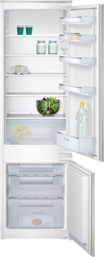 Siemens iQ100 KI38VX22GB Static Integrated Fridge Freezer - White Siemens iQ100 KI38VX22GB Static Integrated Fridge Freezer - White