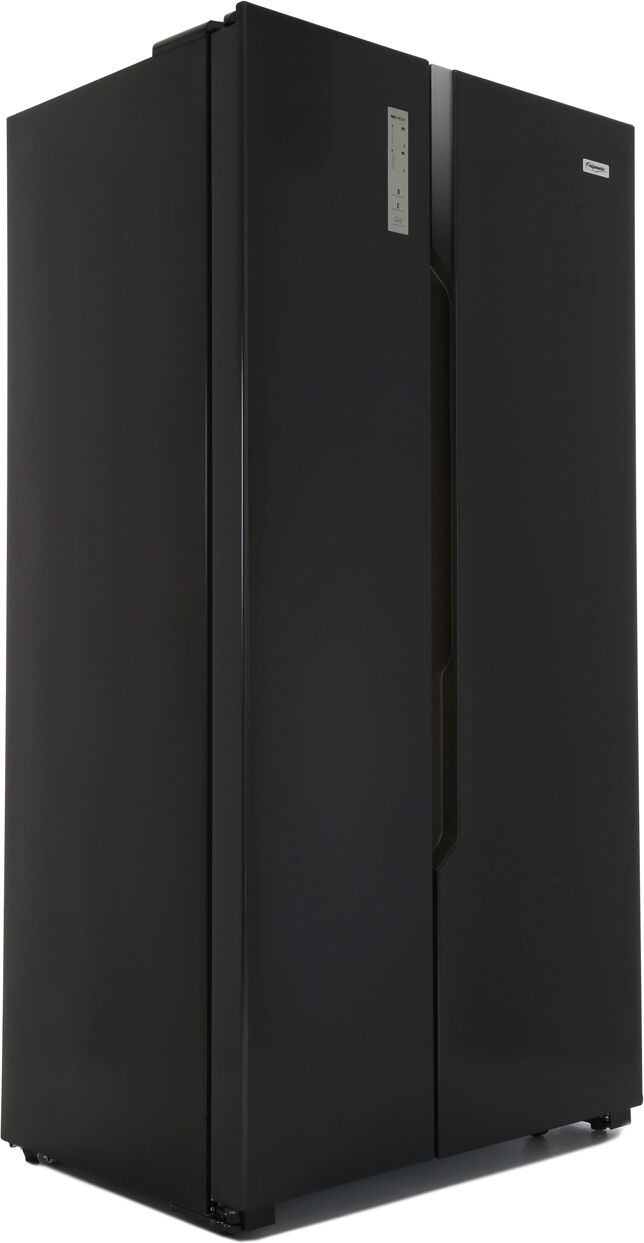 Fridgemaster MS91518FFB American Fridge Freezer - Black