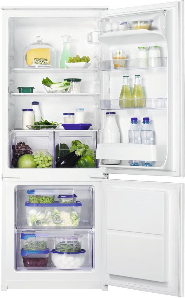 Zanussi ZBB24431SV Static Integrated Fridge Freezer - White Zanussi ZBB24431SV Static Integrated Fridge Freezer - White