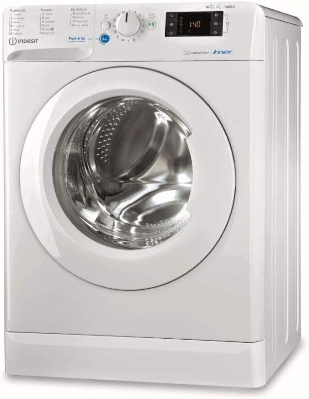 Indesit BDE 1071682X W UK N Washer Dryer - White