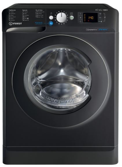Indesit BDE 861483X K UK N Washer Dryer - Black