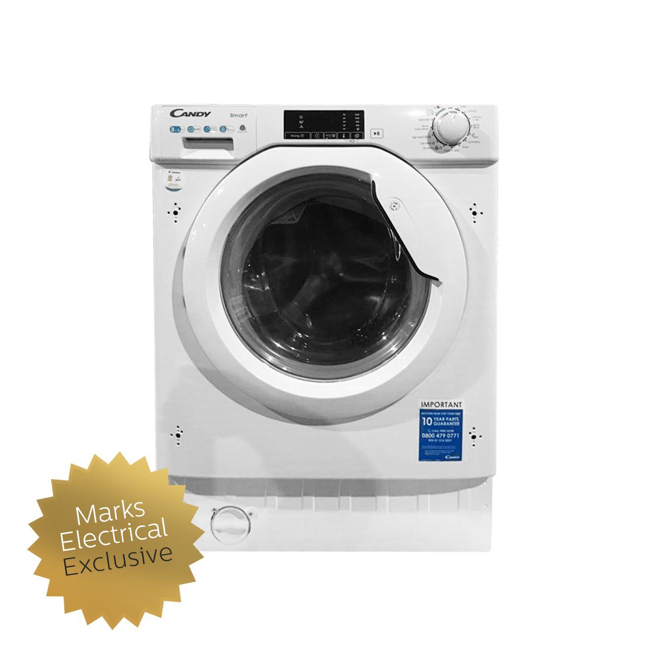 Candy CBD585D1E1-80 Integrated Washer Dryer - White