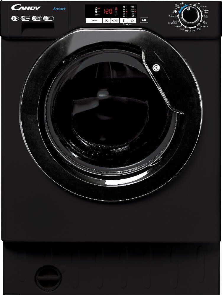 Candy CBW 48D2BBE Integrated Washing Machine - Black