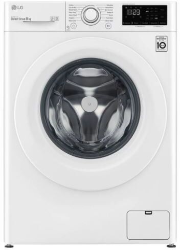 LG F4V308WNW Washing Machine - White LG F4V308WNW Washing Machine - White