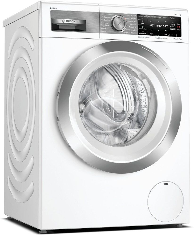 Bosch Serie 8 WAX32EH1GB i-Dos Washing Machine - White Bosch Serie 8 WAX32EH1GB i-Dos Washing Machine - White