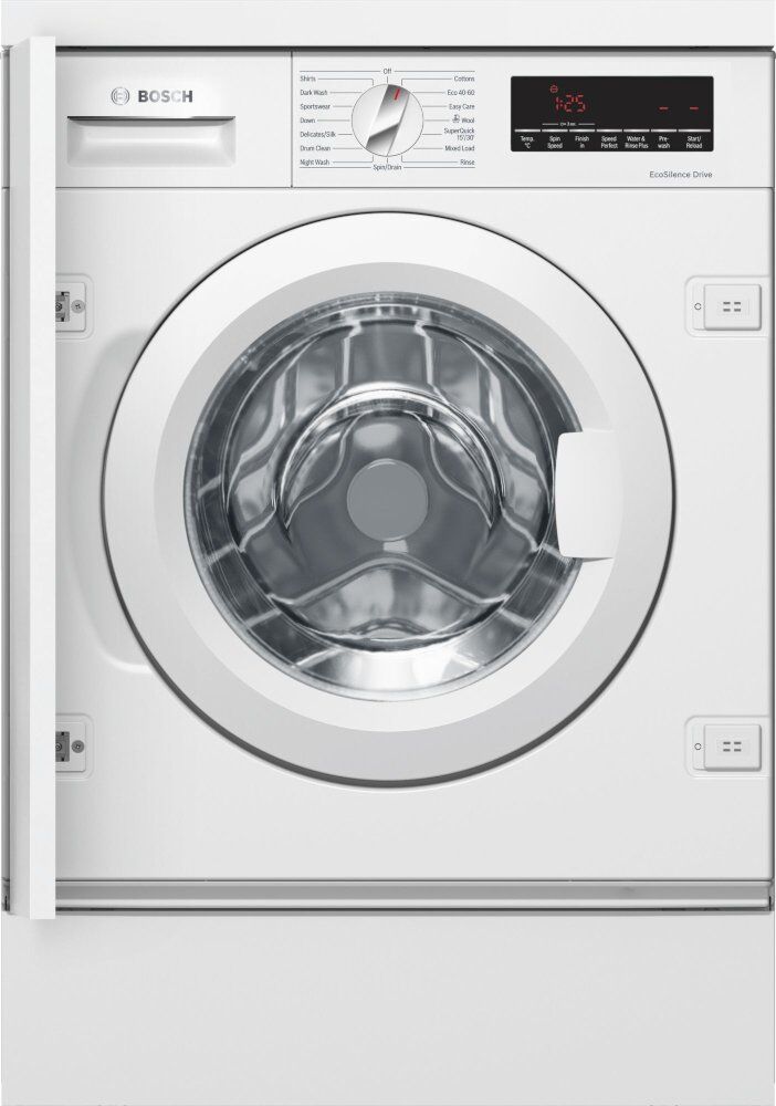 Bosch Serie 8 WIW28501GB Integrated Washing Machine - White Bosch Serie 8 WIW28501GB Integrated Washing Machine - White