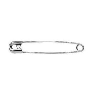 Prym Pack of 1000 Silver Safety Pins 50mm, Alloy Steel Prym Pack of 1000 Silver Safety Pins 50mm, Alloy Steel