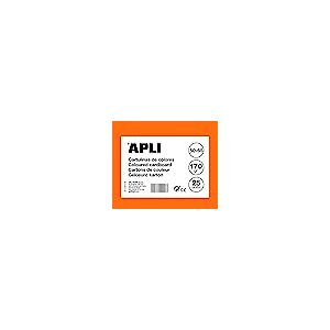 APLI 25 x Orange Cardboard Sheets 500 x 650mm 014264 APLI 25 x Orange Cardboard Sheets 500 x 650mm 014264