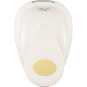 Creative Labs Craft Paper Punch Oval 3,2 4,5 cm Circle Cutter for Crafting and Card Making, White/Pink Creative Labs Craft Paper Punch Oval 3,2 4,5 cm Circle Cutter for Crafting and Card Making, White/Pink