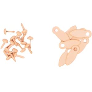 Craftelier Brads and Twist Buttons for Creating Closures in Scrapbooking and Crafts Projects Includes 50 Brads and 50 Buttons Size 17 x 7 mm (0.67" x 0.28") Baby Pink Craftelier Brads and Twist Buttons for Creating Closures in Scrapbooking and Crafts Projects Includes 50 Brads and 50 Buttons Size 17 x 7 mm (0.67" x 0.28") Baby Pink