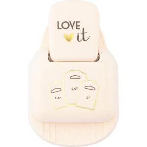 Creative Labs Love It 3-in-1 Tag Punch Hang Tags 3,8/5 / 6,4 cm Card Making Supplies Corner Cutter for Labels, Cards, Invitations and Scrapbook Crafting Supplies Creative Labs Love It 3-in-1 Tag Punch Hang Tags 3,8/5 / 6,4 cm Card Making Supplies Corner Cutter for Labels, Cards, Invitations and Scrapbook Crafting Supplies