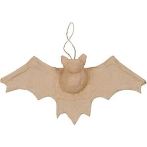 décopatch AP150Opack Un lot de 5 Supports en Papier brun pulpé 4x21x10 cm, Chauve Souris décopatch AP150Opack Un lot de 5 Supports en Papier brun pulpé 4x21x10 cm, Chauve Souris