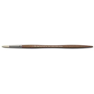 Winsor & Newton Oil Painting Brush, Synthetic, Brown, Nr. 6-Rundpinsel Winsor & Newton Oil Painting Brush, Synthetic, Brown, Nr. 6-Rundpinsel