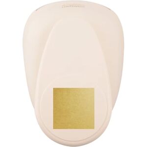 Creative Labs Craft Paper Punch Square 3,5 x 3,5 cm Circle Cutter for Crafting and Card Making, White/Pink Creative Labs Craft Paper Punch Square 3,5 x 3,5 cm Circle Cutter for Crafting and Card Making, White/Pink