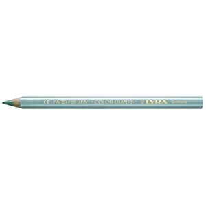 LYRA Colour Giants, Natural Cardboard Box of 12 Coloured Pencils. Silver LYRA Colour Giants, Natural Cardboard Box of 12 Coloured Pencils. Silver