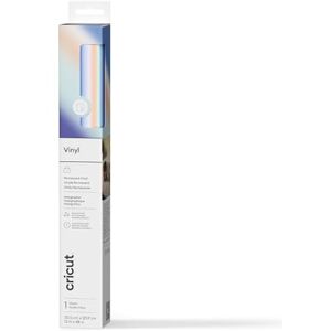 Cricut Permanent Adhesive Vinyl Sheet 30.5 cm × 1.2 m Holographic Blue Self-Adhesive Vinyl for All Cutting Machines Cricut Permanent Adhesive Vinyl Sheet 30.5 cm × 1.2 m Holographic Blue Self-Adhesive Vinyl for All Cutting Machines