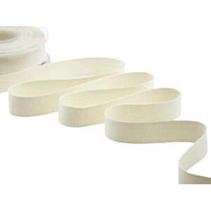 Furlanis Ribbon, Fabric, Ivory (RAL 1013), 20 mm x 20 m Furlanis Ribbon, Fabric, Ivory (RAL 1013), 20 mm x 20 m