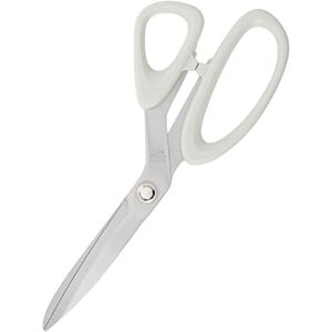 Janome Side Bent Dressmaking Scissors - Metal - White - 8.5 in Janome Side Bent Dressmaking Scissors - Metal - White - 8.5 in