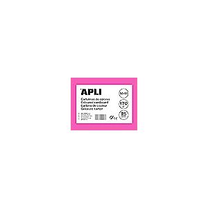 APLI 014274 500 x 650 mm Cardboard Pack of 25 Sheets Fuchsia APLI 014274 500 x 650 mm Cardboard Pack of 25 Sheets Fuchsia