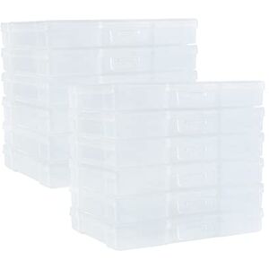 Naivees 12 Pack Photo Case 5" x 7" Photo Storage Boxes Inner Photo Organizer Boxes Clear Plastic Picture Boxes Transparent Craft Keeper Photo Containers for Photos, Pictures,Art (12 PACK) Naivees 12 Pack Photo Case 5" x 7" Photo Storage Boxes Inner Photo Organizer Boxes Clear Plastic Picture Boxes Transparent Craft Keeper Photo Containers for Photos, Pictures,Art (12 PACK)