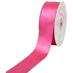 LUV Ribbons Creative Ideas PSF1102-175 Solid Satin Ribbon, 1-1/2"/50 yd, Hot Pink LUV Ribbons Creative Ideas PSF1102-175 Solid Satin Ribbon, 1-1/2"/50 yd, Hot Pink
