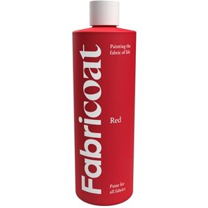 Fabricoat Fabric Paint – Restore or Change the Colour of Any Fabric Paint Directly Onto Fabric Transform Anything – Sofas, Lampshades, Car Interiors (500ml, Red) Fabricoat Fabric Paint – Restore or Change the Colour of Any Fabric Paint Directly Onto Fabric Transform Anything – Sofas, Lampshades, Car Interiors (500ml, Red)