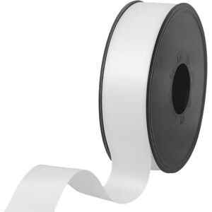 Les Petits Rubans 100% Polyester Double Sided Satin Ribbon for Weddings, Gift Wrapping, Floral Arrangements, Crafts, Cakes, Bows, Decorations, 25mm x 25m, White Les Petits Rubans 100% Polyester Double Sided Satin Ribbon for Weddings, Gift Wrapping, Floral Arrangements, Crafts, Cakes, Bows, Decorations, 25mm x 25m, White