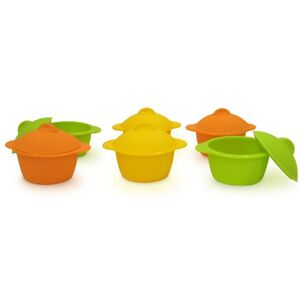 YOKO DESIGN 1134 Small Silicone Flower Pots - Flower Pot - Yellow/Orange/Green YOKO DESIGN 1134 Small Silicone Flower Pots - Flower Pot - Yellow/Orange/Green