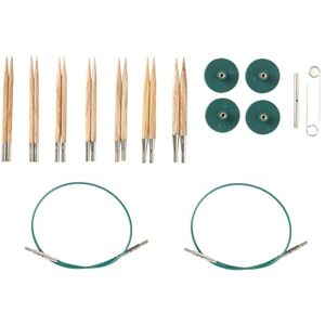 Knit Picks Options 2-3/4" Short Tip Square Interchangeable Wood Knitting Needle Set (Foursquare Sunstruck) Knit Picks Options 2-3/4" Short Tip Square Interchangeable Wood Knitting Needle Set (Foursquare Sunstruck)