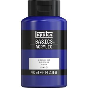 Liquitex Basics Acrylic Paint, Ultramarine Blue, 400 ml Bottle Liquitex Basics Acrylic Paint, Ultramarine Blue, 400 ml Bottle