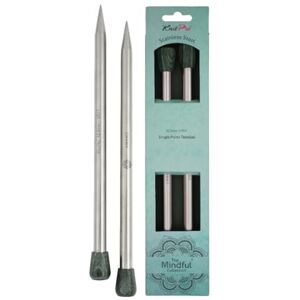 KNITPRO The Mindful Collection Single Pointed Needles 16" (40cm) Size 12mm KNITPRO The Mindful Collection Single Pointed Needles 16" (40cm) Size 12mm
