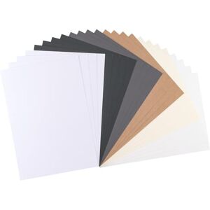 Creative Labs Florence Printable Sticker Paper A4-24 Sheets Neutral Colours Smooth Self Adhesive Paper Cardstock for Printer, Labels, Stickers and DIY Projects 216 GSM Creative Labs Florence Printable Sticker Paper A4-24 Sheets Neutral Colours Smooth Self Adhesive Paper Cardstock for Printer, Labels, Stickers and DIY Projects 216 GSM