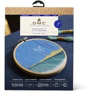 DMC Ocean Rain (12.5cm) Cross Stitch Embroidery Kit 1 Set DMC Ocean Rain (12.5cm) Cross Stitch Embroidery Kit 1 Set